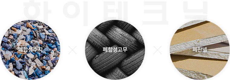 폐합성수지, 폐합성고무, 폐판넬